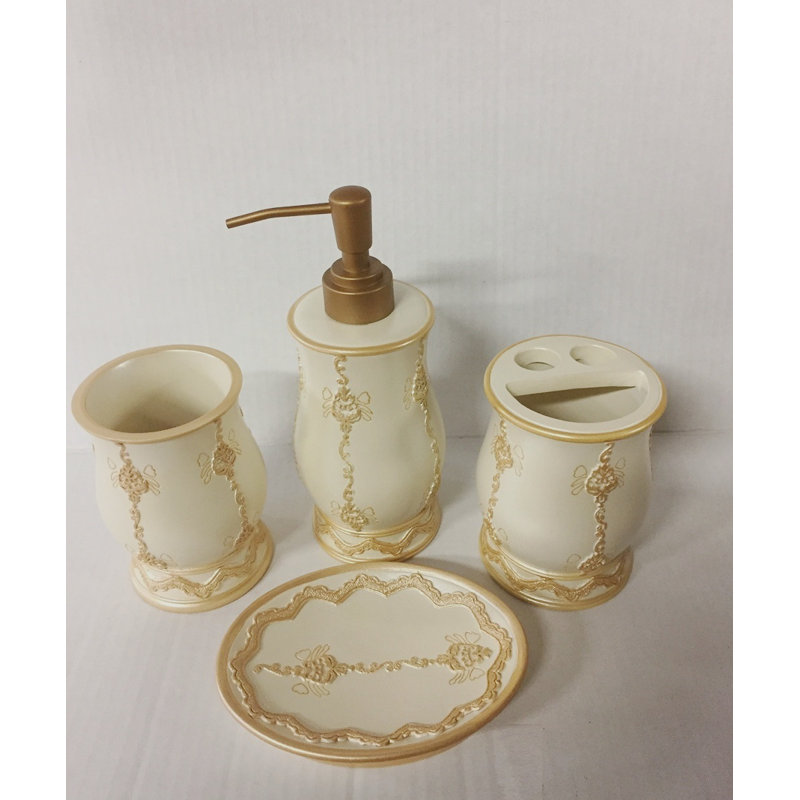 House of Hampton® East Rolstone 4 Piece Bathroom Accessory Set Wayfair